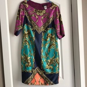 Eclectic, flattering dress